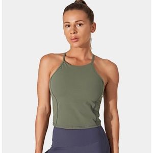 Halara Cloud9 Racerback Cropped Tank Top